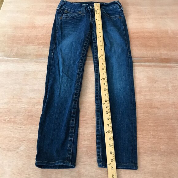 True Religion Women's Straight Leg Jeans - Dark Blue - Picture 5 of 13